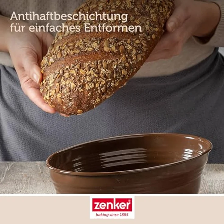 Zenker Dein Brot! Brotbackform, oval, le – Bild 7