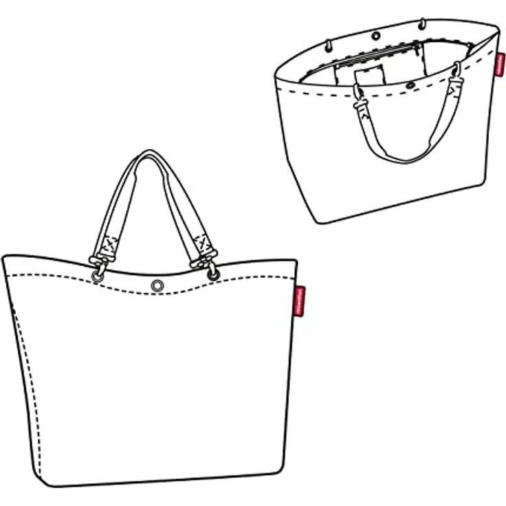 reisenthel Shopper XL, Einkaufshilfe in Schwarz – Bild 3