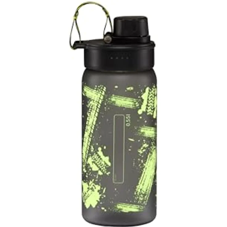 ergobag Trinkflasche, BPA-frei, 0,5 Liter, kinderleicht zu öffnen und zu reinigen – Bild 4
