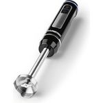 GOURMETmaxx Akku-Stabmixer mit XL-Zubehör-Set, kabellos, 8 Leistungsstufen, ergonomischer Griff, Edelstahlklingen, USB-C-Ladekabel