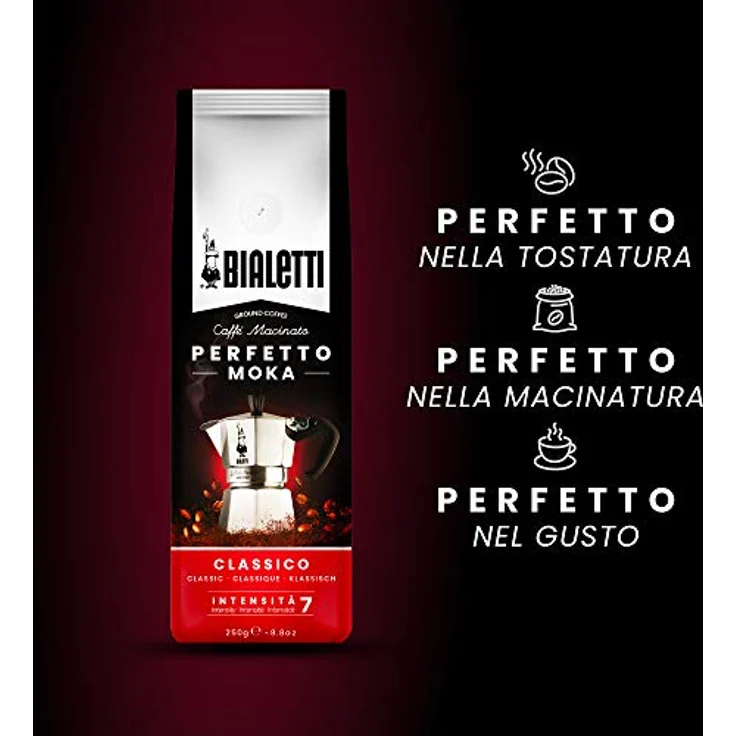 Gemahlener Kaffee Bialetti Perfetto Moka Classico, 250 g – Bild 5