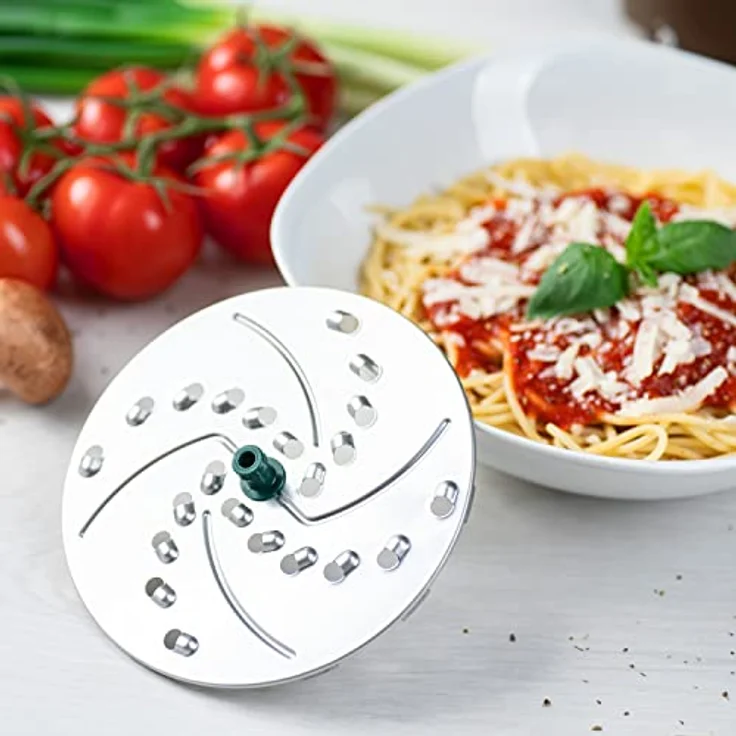 Genius Nicer Dicer Pegasus Gemüseschneider Zubehör-Set 4tlg - Messereinsätze mit dem Nicer Dicer Pegasus kompatibel | fein Schneiden, grob Reiben – Bild 2