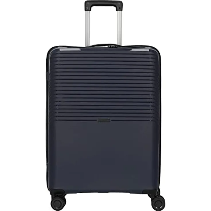D & N Trolley Koffer aus sehr flexiblem und stoßfestem Polypropylen - Teleskopgriff - TSA Schloss - 4 Räder - 69l - Blau