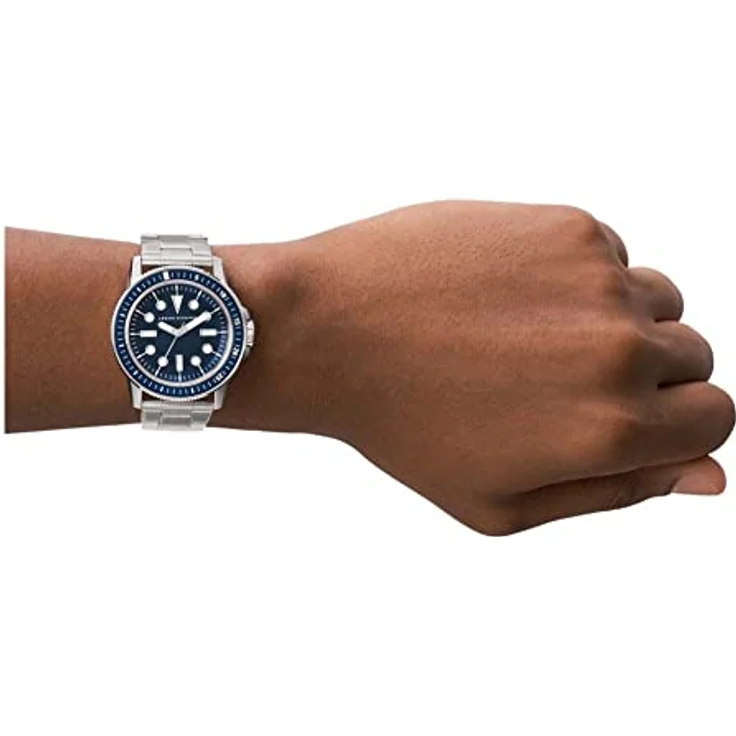 Armani Exchange Herrenuhr Edelstahl, Quarz, 42 mm Gehäusedurchmesser, teilmattiert, klappschließe, 145 g – Bild 4
