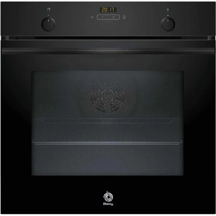 Balay 3HB513CN3, Elektrischer Einbaubackofen, 71 l, 3400 W, hydrolytische Selbstreinigung, schwarz