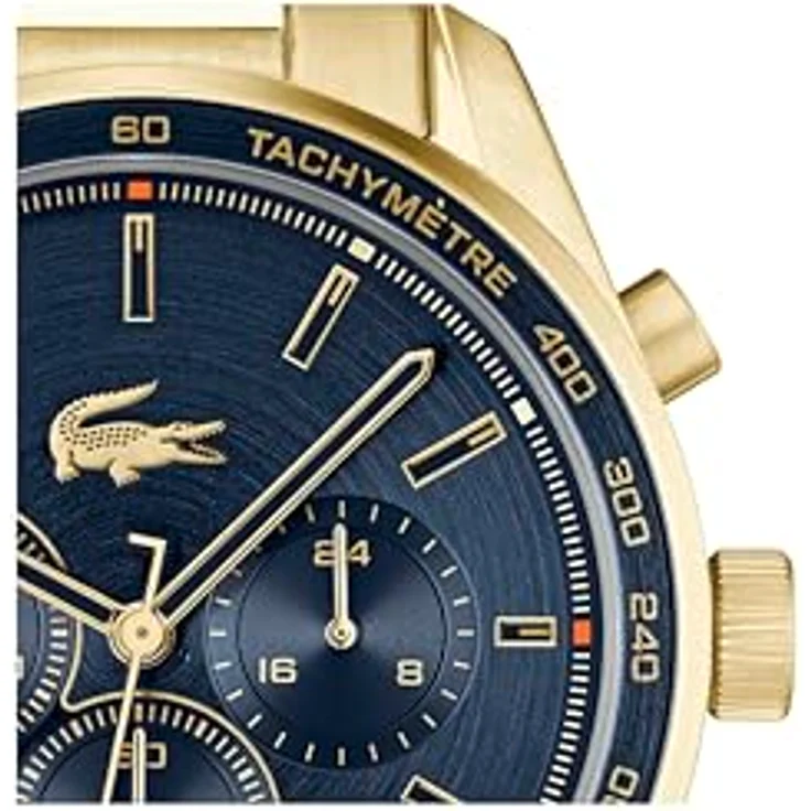 Lacoste LC2011381 Boston Herren Uhr, Chronograph mit Mineralglas, 5 ATM (Duschen) – Bild 2