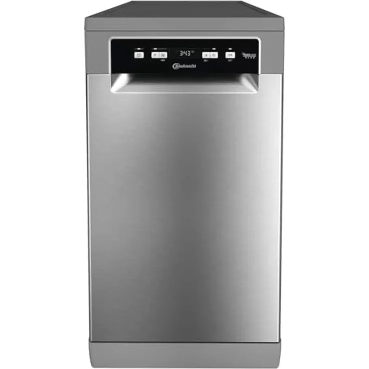 Bauknecht BK6FC11BS7A0X Geschirrspüler, freistehend, 450 mm, Edelstahl, 41 dB (A), C, mit ProSpace Besteckschublade und PowerClean Technologie