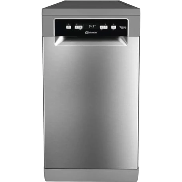 Bauknecht BK6FC11BS7A0X Geschirrspüler, freistehend, 450 mm, Edelstahl, 41 dB (A), C, mit ProSpace Besteckschublade und PowerClean Technologie – Bild 1