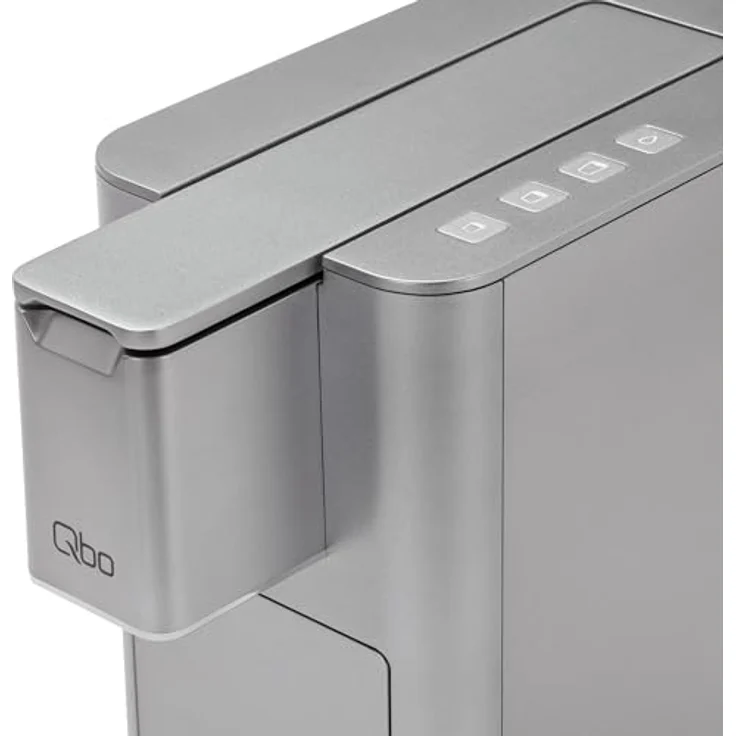 Tchibo Qbo ICONIC Premium Kapselmaschine, 19 Bar PressBrew™ Brühtechnologie, inklusive 16 Kaffeekapseln, Grau – Bild 4