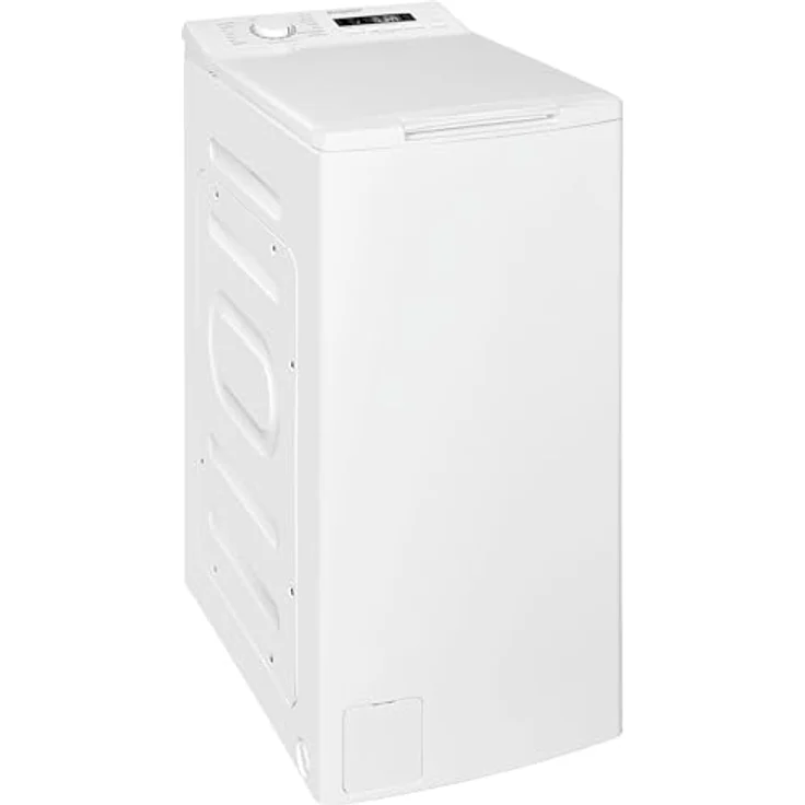 Exquisit LTO1207-030A, Toplader Waschmaschine 7,5 kg, Energieklasse A, 1200 U/Min, weiß, Startzeitvorwahl, Kurzprogramm – Bild 1