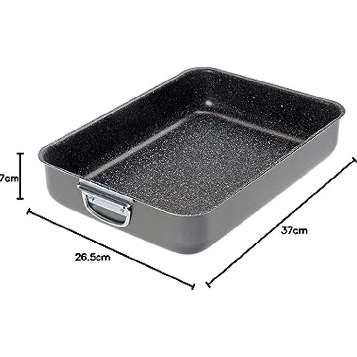 Alluflon Tradition Italien Lasagneform, Aluminium, schwarz – Bild 9