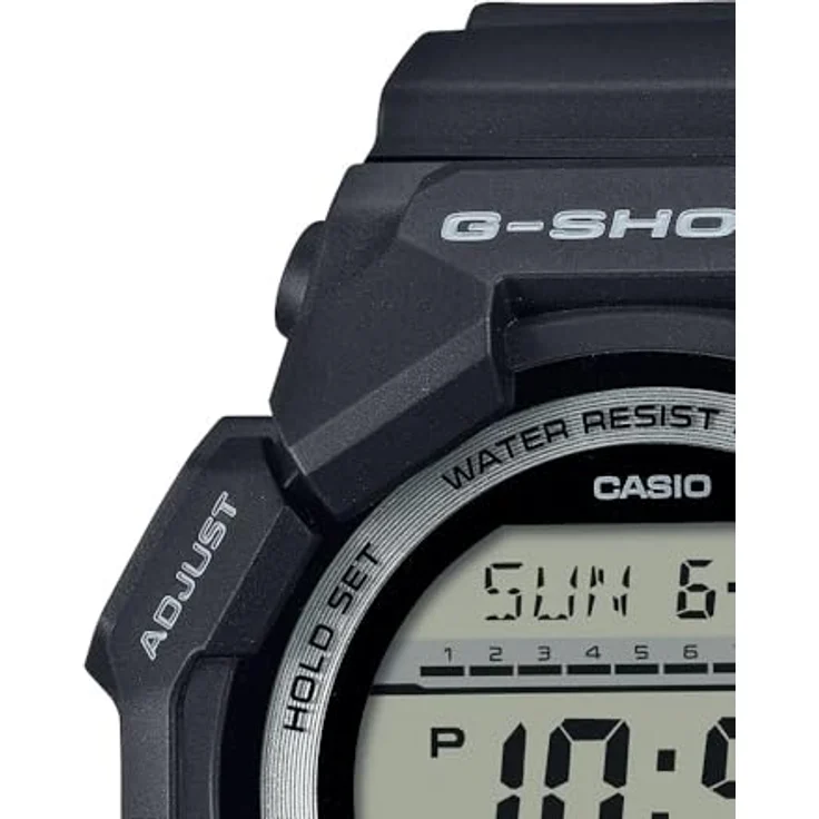 Casio G-Shock Classic Herren-Digitaluhr Schwarz GD-010-1ER, Kunststoffarmband, Mineralglas – Bild 5