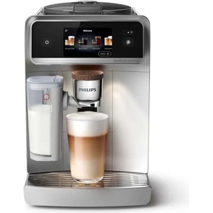 Philips Kaffeevollautomat EP8757/20 Café Aromis 8000-Serie, mit BrewExtract Technologie, über 50 Getränke, LatteGo Pro-Milchsystem, Silber – Bild 3