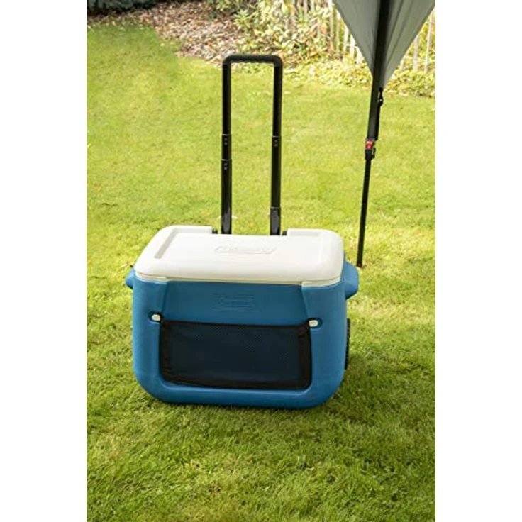 Coleman 50QT passive Kühlbox, Kunststoff, blau-weiß – Bild 3