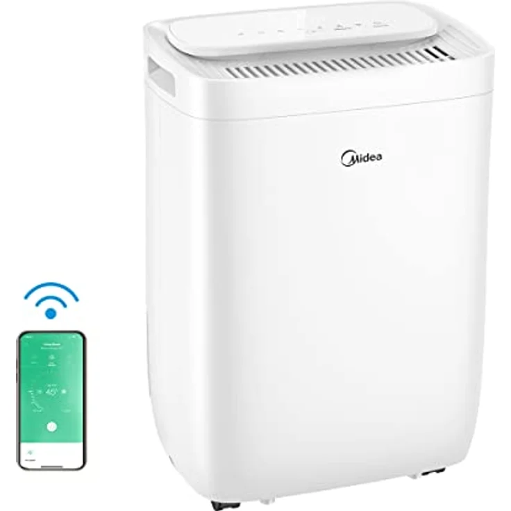 Midea Luftentfeuchter 10 l/24 h, Luftentfeuchter zu Hause Schimmel, WIFI-Steuerung, HEPA-Filter, FRESH DRY 10 - Preisvergleich – Bild 1