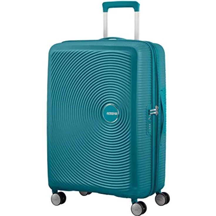 American Tourister Soundbox - Spinner M Erweiterbar Koffer, 67 cm, 81 L, Grün (Jade Green) – Bild 1