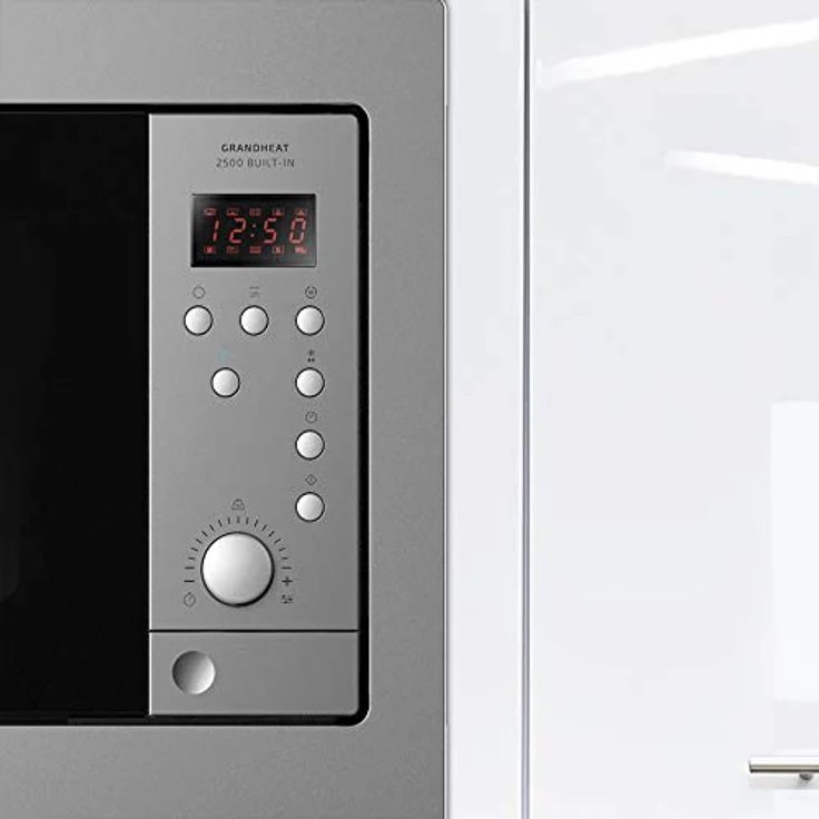 Cecotec Digital GrandHeat 2500 Mikrowelle mit Grill, Einbaugerät, 900 Watt, 25 Liter Garraum, silber, Edelstahl – Bild 6