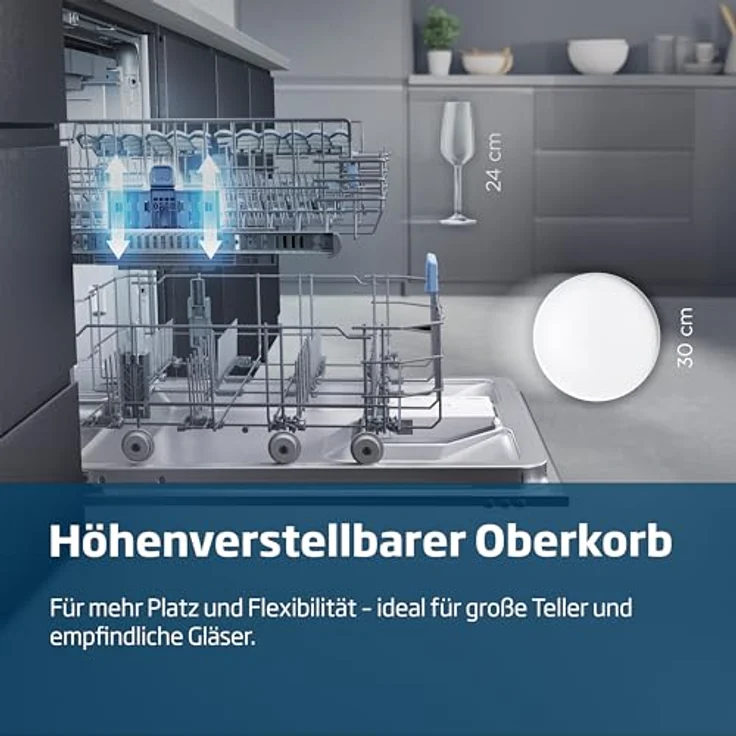 BEKO BDFN36462XP Geschirrspüler, freistehend mit Unterbaumöglichkeit, 14 Maßgedecke, 38 dB (A), Grau, Smart-Funktionen mit HomeWhiz – Bild 4