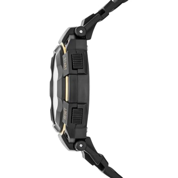 SKECHERS Herren Analog Quartz Uhr SR1019, 45 mm Gehäuse, schwarzes Zifferblatt, schwarzer Polyurethangurt, wasserdicht bis 50 m – Bild 3