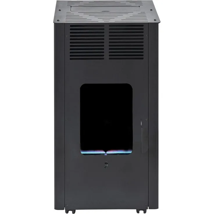 Firefix KAMIN 4200 ECO+, Gas-Heizofen mit 7 Heizstufen, Schwarz, für Innen- und Außenbereich