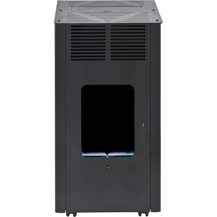 Firefix KAMIN 4200 ECO+, Gas-Heizofen mit 7 Heizstufen, Schwarz, für Innen- und Außenbereich