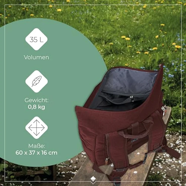 travelite Basics Rollup Rucksack, 60 cm – Bild 4