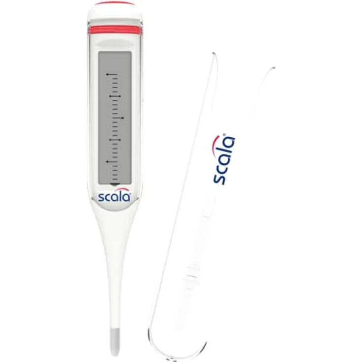 Scala SC 1493 flex Fieberthermometer, Wasserfest, Mit Fieberalarm, Transparent – Bild 4