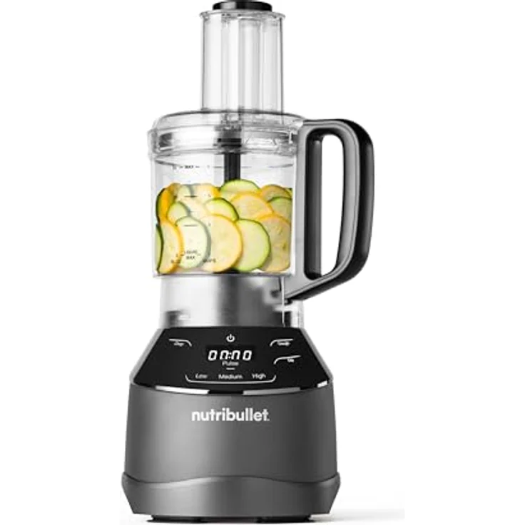 NutriBullet Triple Prep System Elektrischer Mixer 1500 Watt Leistung 3 in 1 Geräte Schwarz NBF580B – Bild 3