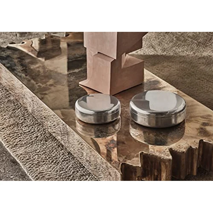 Anonimo Alessi JM01/28 T - Behälter aus Edelstahl 18/10 glänzend mit Reliefdekor - Preisvergleich – Bild 4