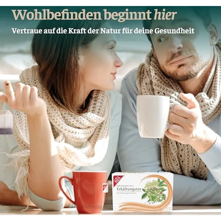 H&S Erkältungstee V, Filterbeutel für Erkältungskrankheiten, 20x2 g – Bild 5