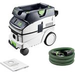Festool Absaugmobil CLEANTEC CTL 26 Ei, Bodenstaubsauger mit Bluetooth serienmäßig, robust und flexibel, blau
