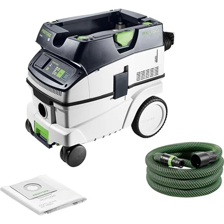 Festool Absaugmobil CLEANTEC CTL 26 Ei, Bodenstaubsauger mit Bluetooth serienmäßig, robust und flexibel, blau – Bild 1