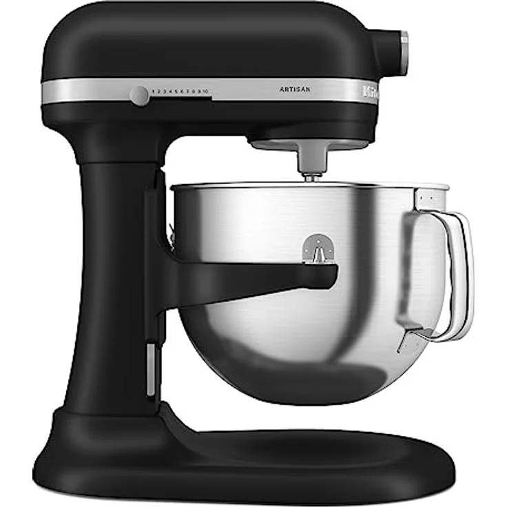 KitchenAid Artisan Küchenmaschine 6,6L Matt Schwarz 5KSM70SHXEBM – Bild 1