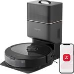 roborock Q8 Max+ Saugroboter mit Auto-Entleerungsstation, DuoRoller-Bürste, 5500Pa, Wischroboter mit Absaugstation, 2,5L Staubbeutel (Schwarz)