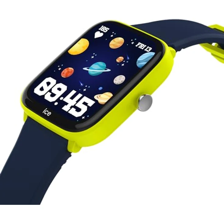 ICE-WATCH Ice Smart Junior 2.0 Yellow - Gelbe Connected Watch für Kinder mit blauem Silikonarmband, Bluetooth, Herzfrequenzmesser, Alarm – Bild 2