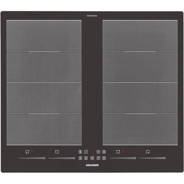 Oranier FLI760, 60 cm autarkes Induktionskochfeld mit 4 Kochzonen, matter Glaskeramik, 2-fach Brückenschaltung, Multi-Slider Bedienung, 4-fach Booster, Topferkennung & Timer