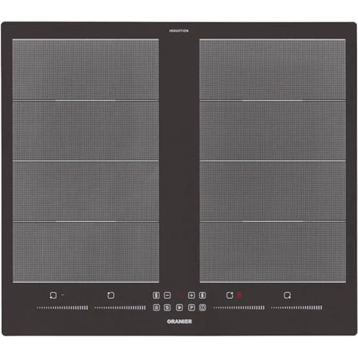 Oranier FLI760, 60 cm autarkes Induktionskochfeld mit 4 Kochzonen, matter Glaskeramik, 2-fach Brückenschaltung, Multi-Slider Bedienung, 4-fach Booster, Topferkennung & Timer – Bild 1
