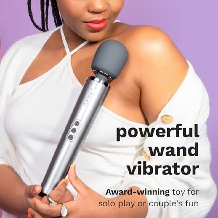Le Wand Rechargeable Massager, Grey OS - Kraftvolles Massagegerät mit wiederaufladbarer Funktion und eleganter grauer Farbe – Bild 2