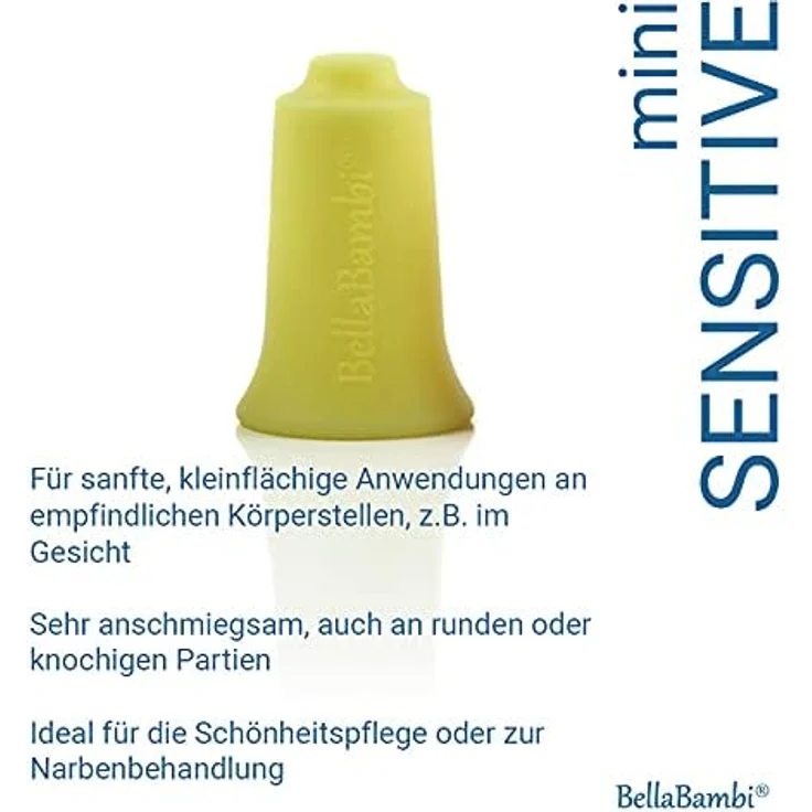 BellaBambi® mini solo SENSITIVE, Faszien Cup für Massage und Wellness, gelb, sanfte Intensität – Bild 7