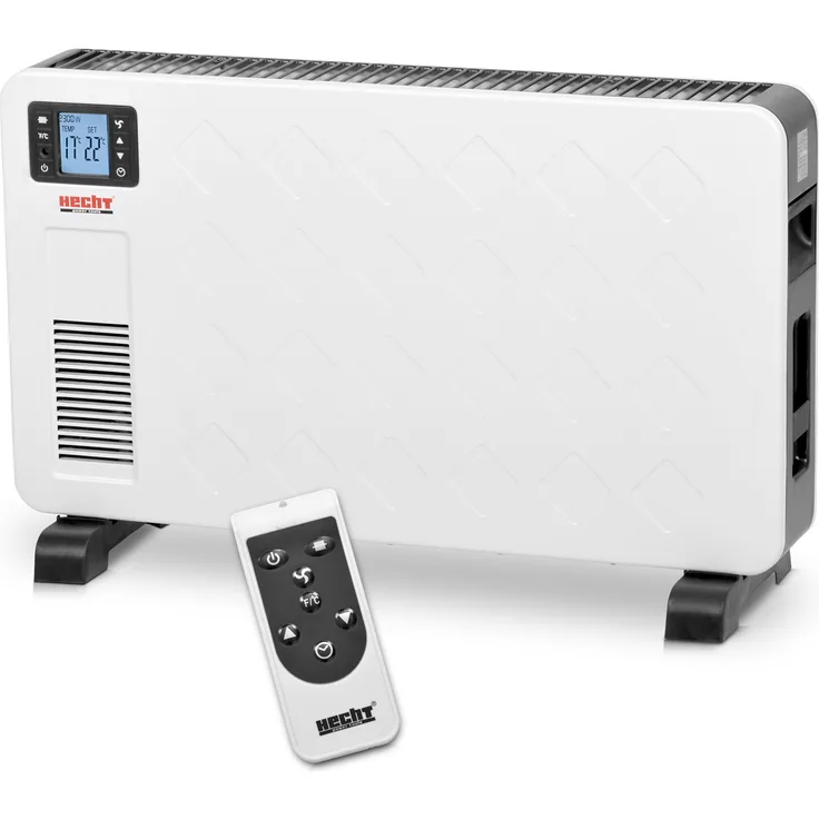 HECHT 3623 Elektroheizung, 3 Leistungsstufen, stromsparend, Fernbedienung, Thermostat, Timer