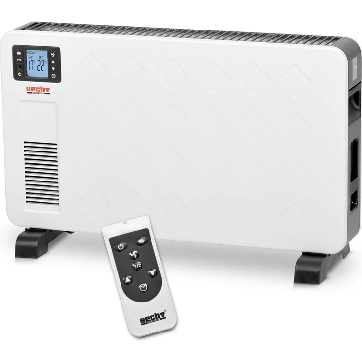 HECHT 3623 Elektroheizung, 3 Leistungsstufen, stromsparend, Fernbedienung, Thermostat, Timer
