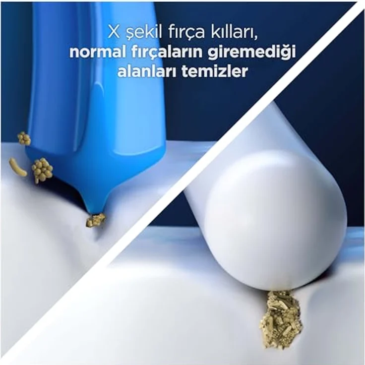 Oral-B Pro Sensitive Clean Aufsteckbürsten, X-förmige & extra weiche Borsten für sanftes Bürsten und Plaque-Entfernung, 6 Stück, weiß – Bild 2