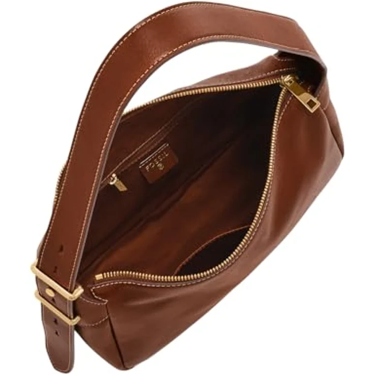 Fossil Dillon Schultertasche, 100% Leder, 30 cm x 11 cm x 20 cm, braun – Bild 3