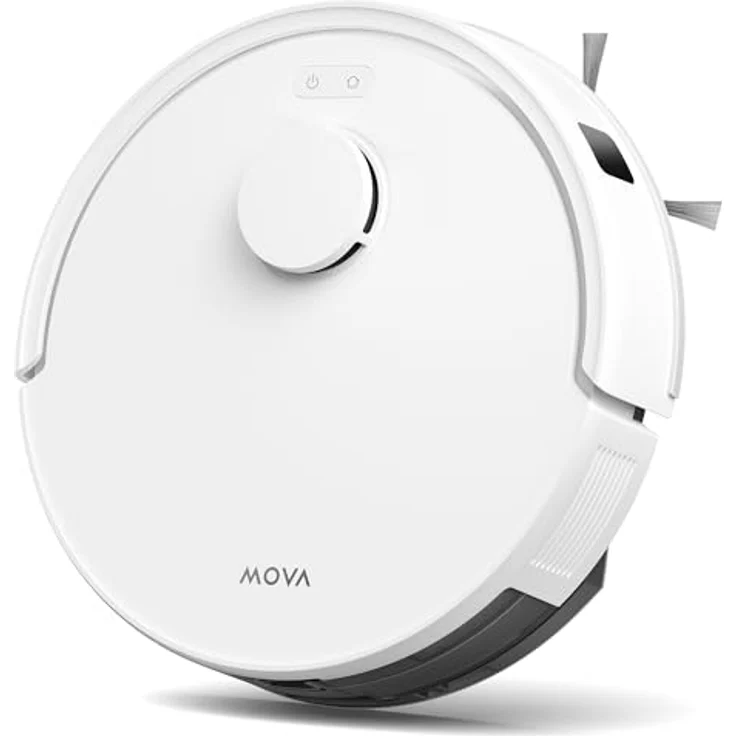 dreame Mova E20 Saugroboter mit Wischfunktion, LDS-Navigation, 5.000 Pa Saugkraft, 2-in-1 Staubsaugen und Wischen, Kompakte Bauweise, Schwarz – Bild 1