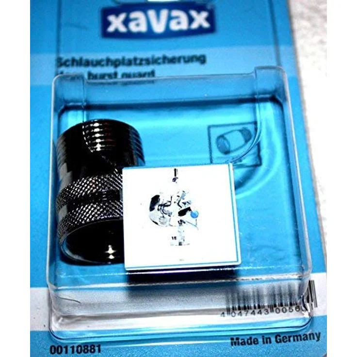 Xavax Schlauchplatzsicherung für Zulaufschlauch (Aqua-Stop für Waschmaschinen und Spülmaschinen, Standardgewinde 3-4 Zoll) – Bild 4
