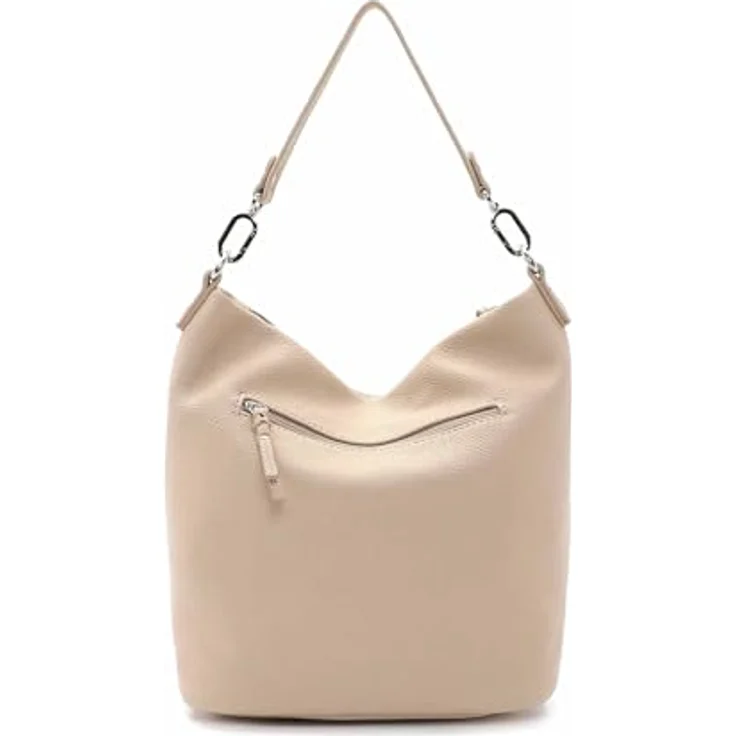 Suri Frey Beutel Debby, Handtasche aus Feinsynthetik mit Logo-Prägung, beige, 35 x 31 x 15 cm – Bild 5