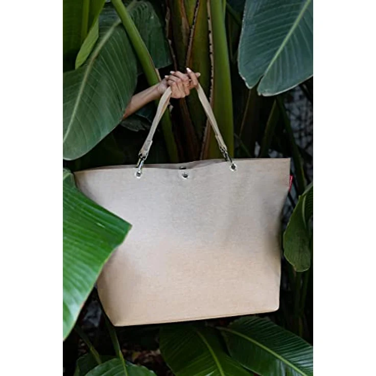 reisenthel Einkaufstasche Strandtasche shopper XL Badetasche Umhänge-Beutel Sack twist coffee – Bild 6