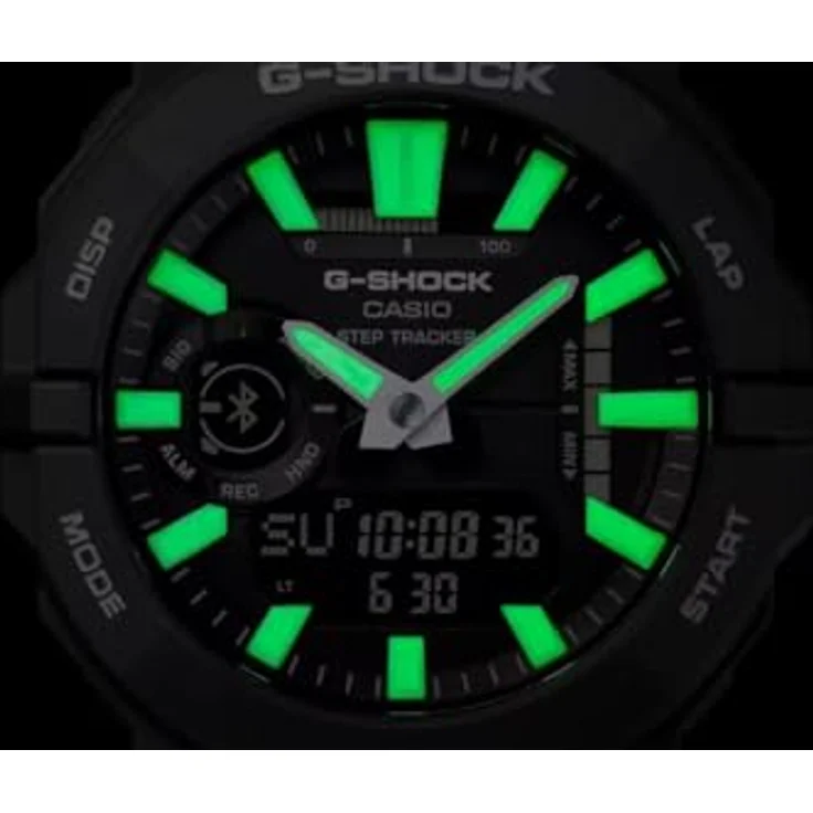 Casio G-SHOCK GBA-950-2AER, Analog-Digital Armbanduhr mit Bluetooth, Stoppuhr, Countdown, 20 bar wasserdicht, violettes Gehäuse und Armband – Bild 5