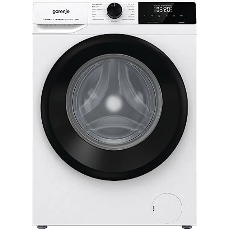 Gorenje WNHEI 84 APS Waschmaschine mit Dampffunktion, 8kg Fassungsvermögen, EEK: A, Inverter PowerDrive Motor, 1400 U/min, 15 Programme, Steam Tech, AquaStop, Kindersicherung, weiß