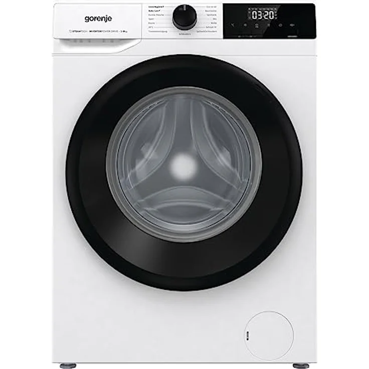 Gorenje WNHEI 84 APS Waschmaschine mit Dampffunktion, 8kg Fassungsvermögen, EEK: A, Inverter PowerDrive Motor, 1400 U/min, 15 Programme, Steam Tech, AquaStop, Kindersicherung, weiß – Bild 1